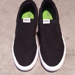 Adidas men's Black Slip-On Shoes